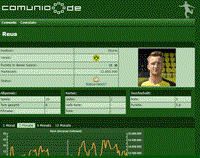 Screenshot Fuballspielerinfo